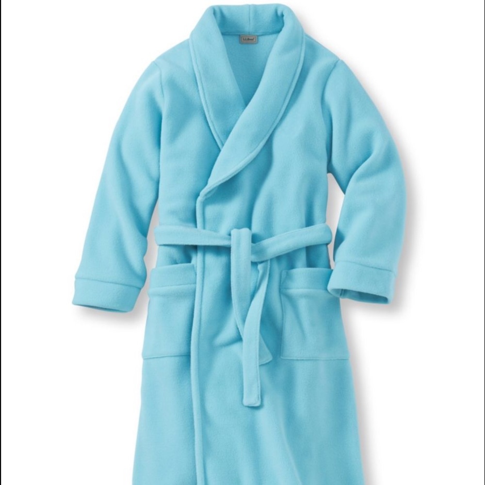 Fleece Light Blue Robe